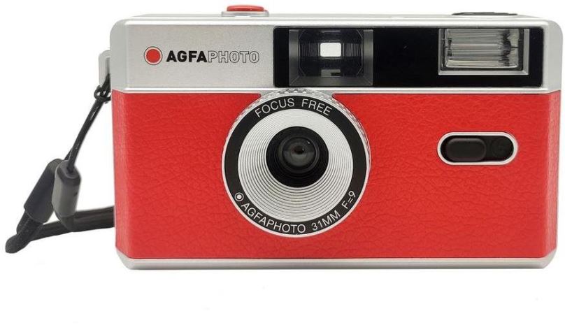 Fotoaparát na film AgfaPhoto Znovu použitelný fotoaparát 35mm červený