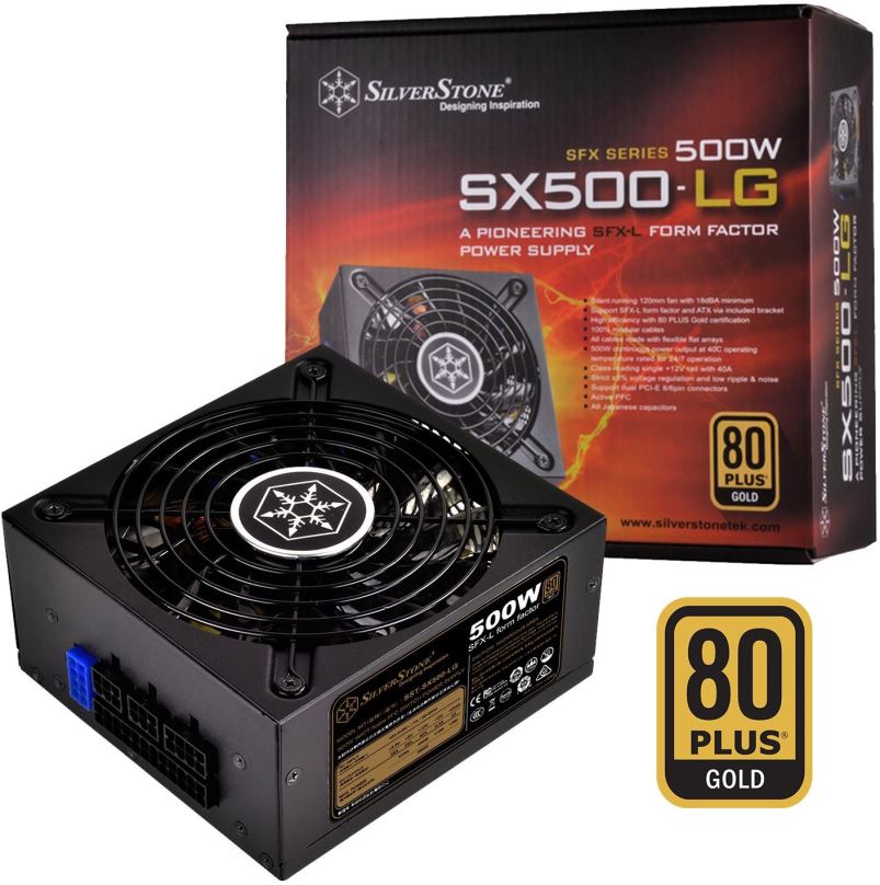 Počítačový zdroj SilverStone SFX Gold SX500-LG v 2.0 500W