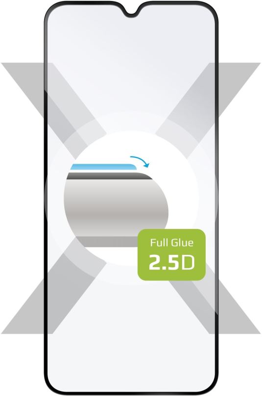 Ochranné sklo FIXED FullGlue-Cover pro Infinix Smart 6 HD černé