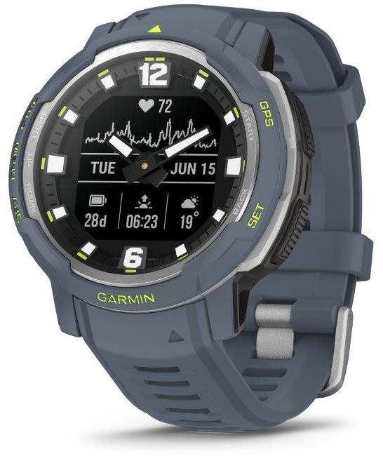 Chytré hodinky Garmin Instinct Crossover Blue Granite