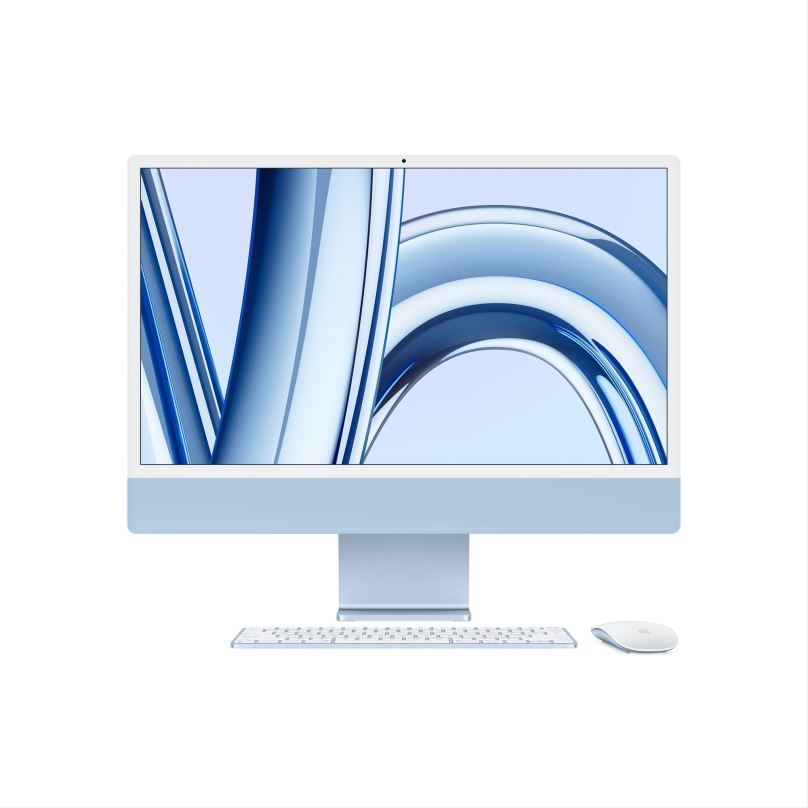 All In One PC APPLE iMac 24" M3 CZ Modrý