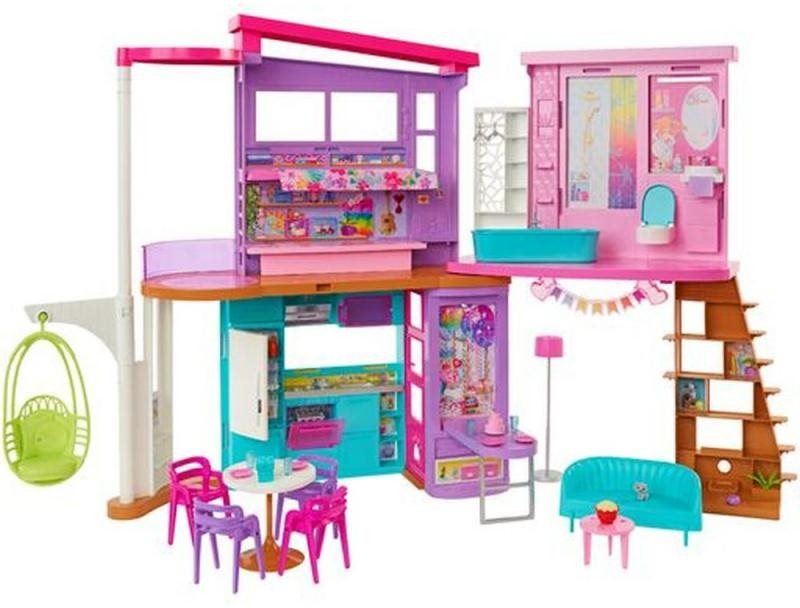 Doplněk pro panenky Barbie Párty Dům v Malibu HCD50