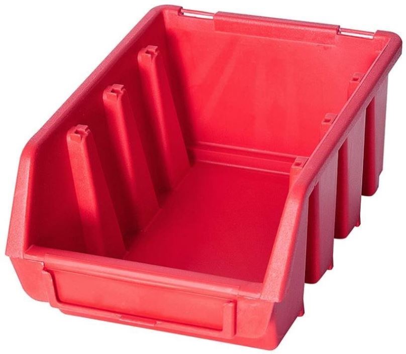 Box na nářadí Patrol Plastový box Ergobox 2 7,5 x 16,1 x 11,6 cm, červený
