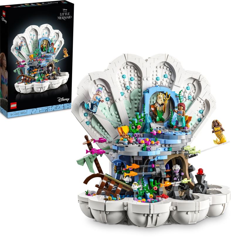 LEGO stavebnice LEGO® Disney Princess™ 43225 Královská škeble Malé mořské víly