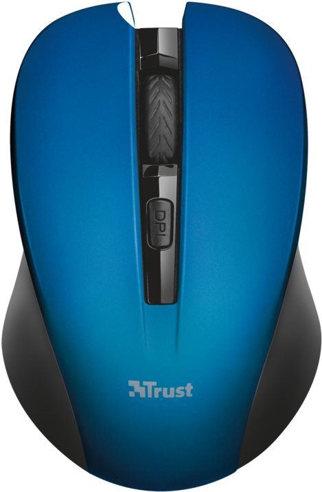 Myš Trust Mydo Silent Click Wireless Mouse - blue