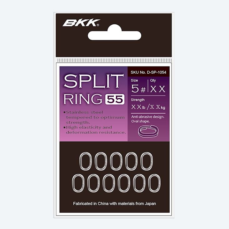 BKK Kroužek Split Ring-55 Velikost 1 12kg 18ks