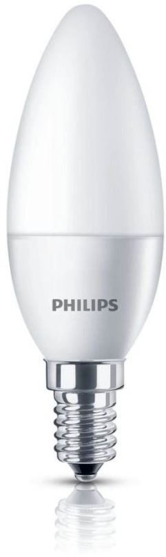 LED žárovka Philips LED Svíčka 4-25W, E14, 2700K, Mléčná