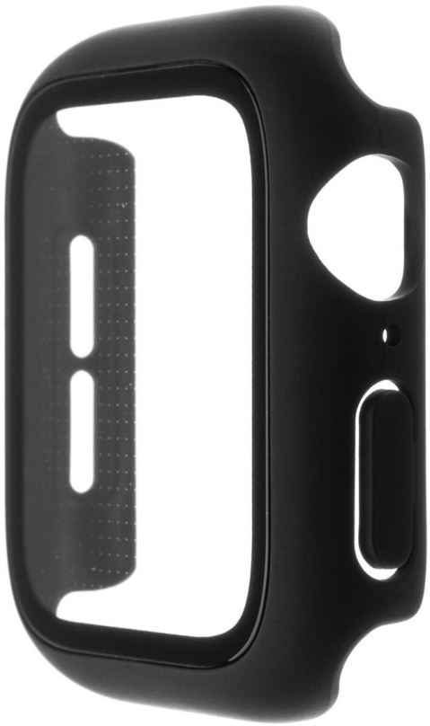Ochranný kryt na hodinky FIXED Pure+ s temperovaným sklem pro Apple Watch 41mm černé