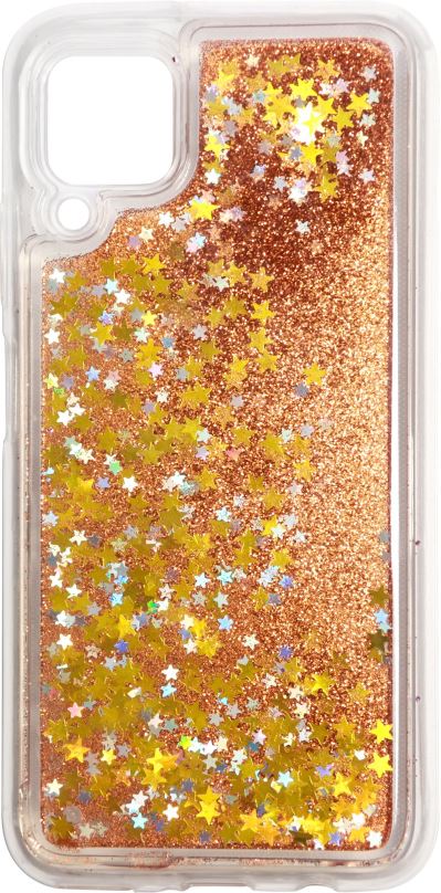 Kryt na mobil iWill Glitter Liquid Star Case pro Huawei P40 Lite Rose Gold