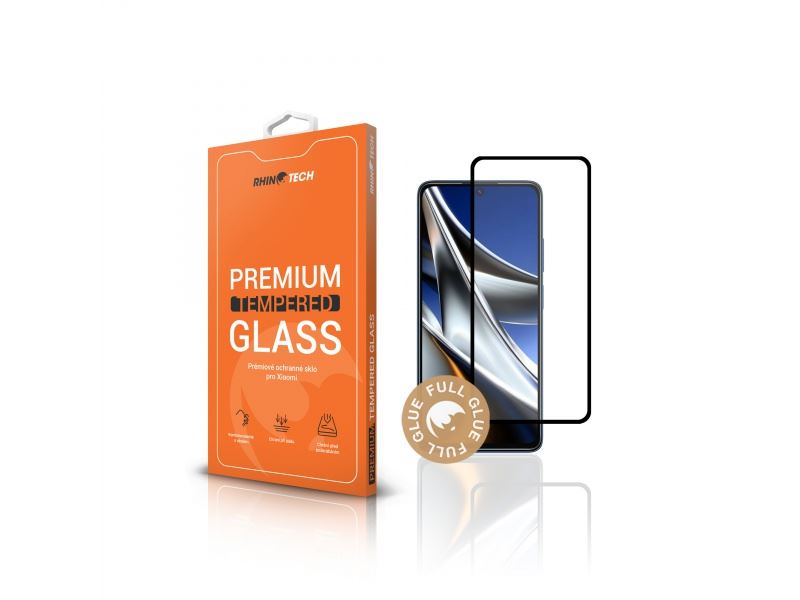 RhinoTech Tvrzené ochranné 2.5D sklo pro Xiaomi Poco X4 5G (Full Glue)
