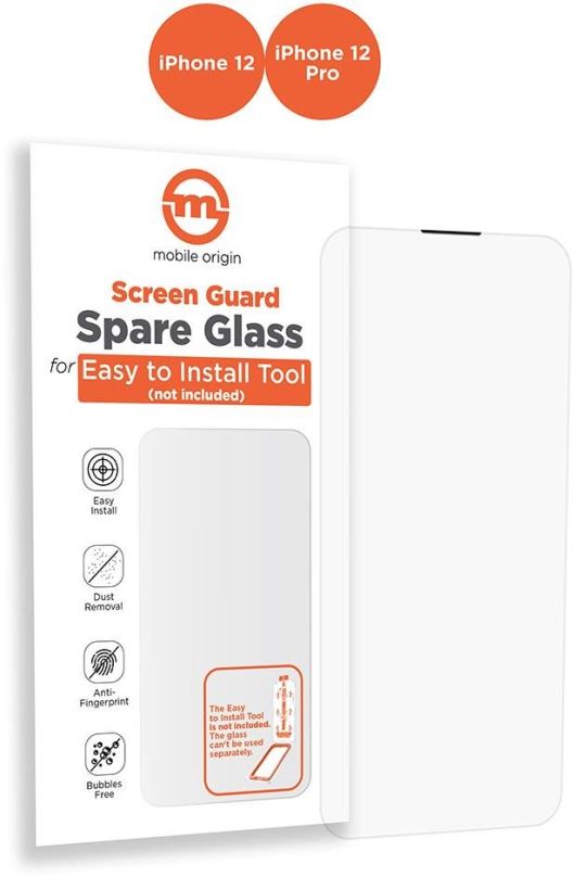 Ochranné sklo Mobile Origin Orange Screen Guard Spare Glass iPhone 12 Pro/12