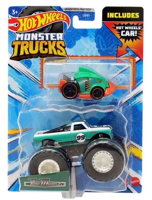 Hot Wheels® Monster Trucks s angličákem PURE MUSCLE, Mattel HKM14