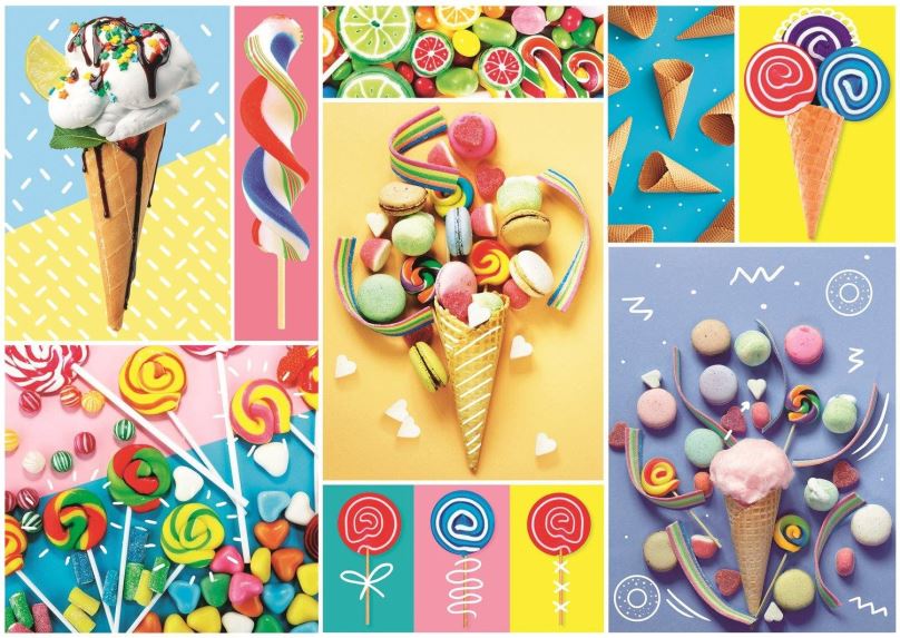 Puzzle Trefl Puzzle Oblíbené sladkosti 500 dílků