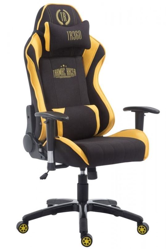 Herní židle BHM GERMANY Shift, černo-žlutá