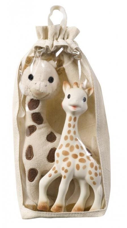 Kousátko Vulli Set Plyšová žirafa Sophie a žirafa Sophie