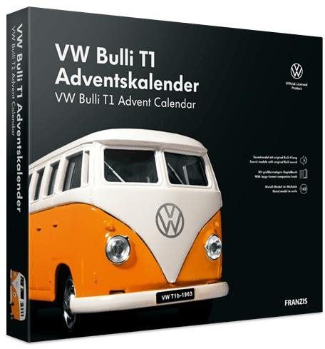 Adventní kalendář Franzis Verlag adventní kalendář Volkswagen Bulli T1 se zvukem 1:43