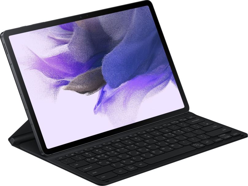 Pouzdro na tablet Samsung Tab S7+ |  S7 FE Ochranný kryt s klávesnicí (Tab S7+, Tab S7 FE) černý
