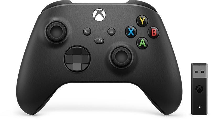Gamepad Microsoft Xbox Wireless Controller + Wireless Adapter for Windows 10