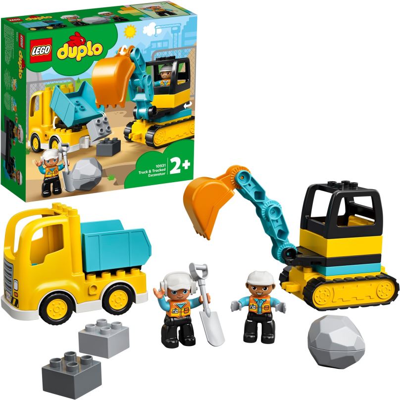 LEGO stavebnice LEGO® DUPLO® 10931 Náklaďák a pásový bagr