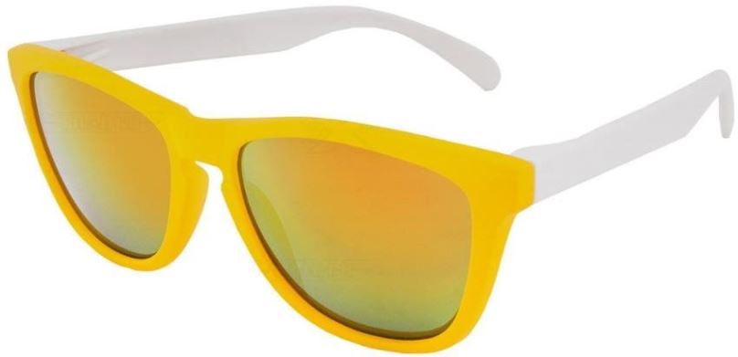 Sluneční brýle VeyRey Sluneční brýle Nerd Cool žluto-bílé