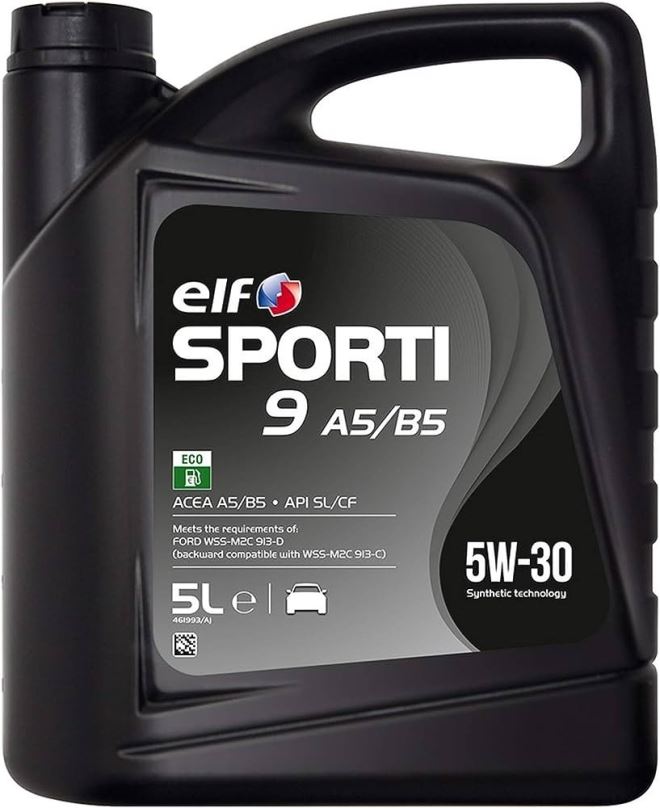 Motorový olej ELF SPORTI 9 A5/B5 5W30 5L