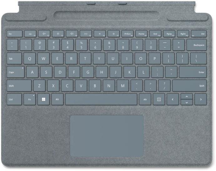 Klávesnice Microsoft Surface  Pro X/Pro 8/Pro 9 Signature Keyboard Ice Blue CZ/SK