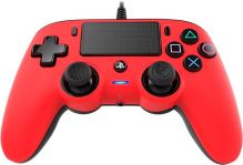 Gamepad Nacon Wired Compact Controller PS4 - červený