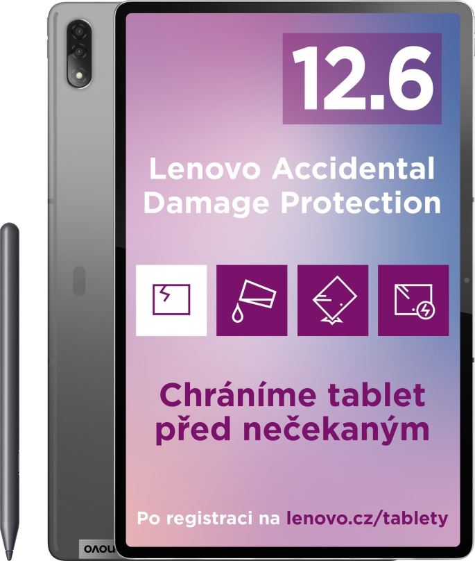 Tablet Lenovo Tab P12 Pro 5G 8GB/256GB šedý +  Precision Pen 3