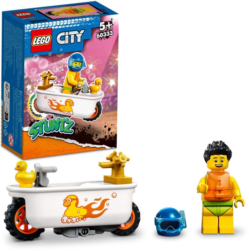 LEGO stavebnice LEGO® City 60333 Vanová kaskadérská motorka