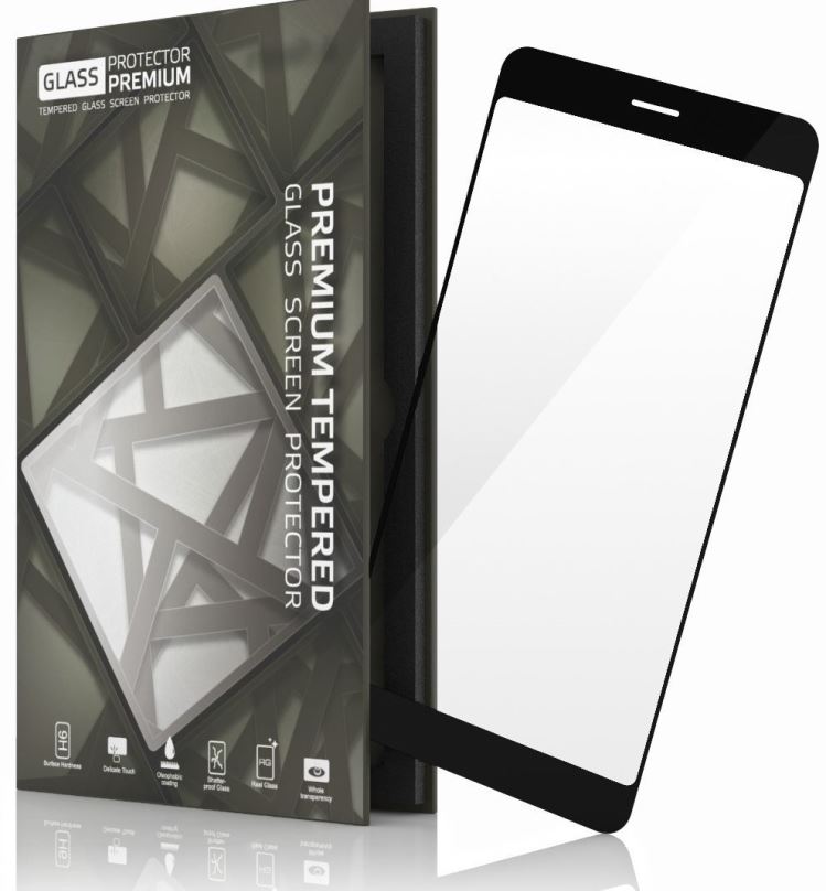 Ochranné sklo Tempered Glass Protector Rámečkové pro Samsung A8 Černé
