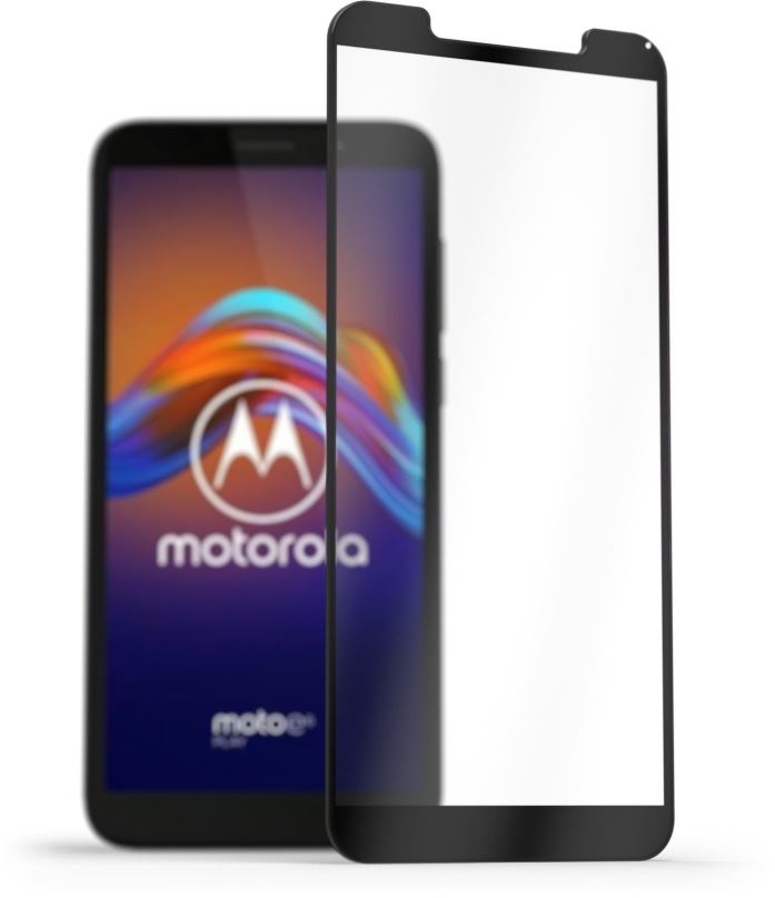 Ochranné sklo AlzaGuard 2.5D FullCover Glass Protector pro Motorola Moto E6 Play černý