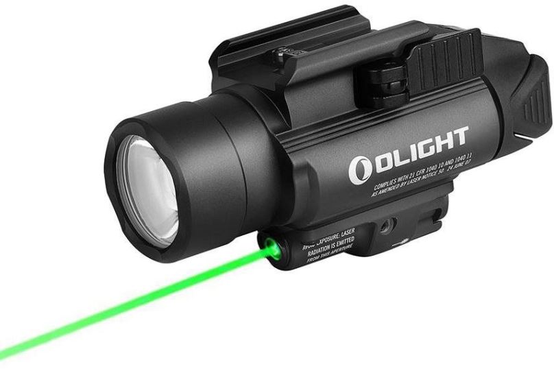 Svítilna Olight BALDR Pro 1350 lm - zelený laser