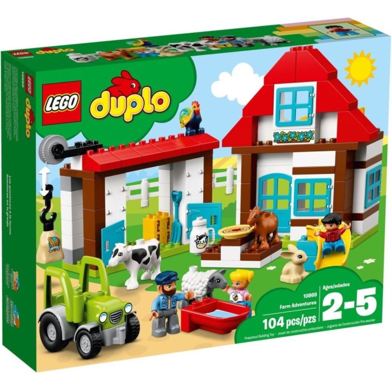 Stavebnice LEGO DUPLO Town 10869 Dobrodružství na farmě