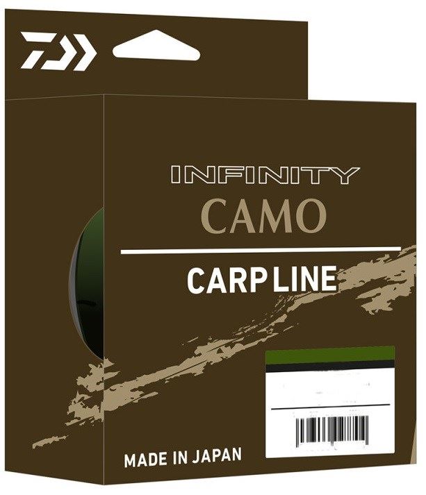 Daiwa Vlasec Infinity Camo Brown Camo Délka: 1200m, Nosnost: 6,9kg, Průměr: 0,30mm