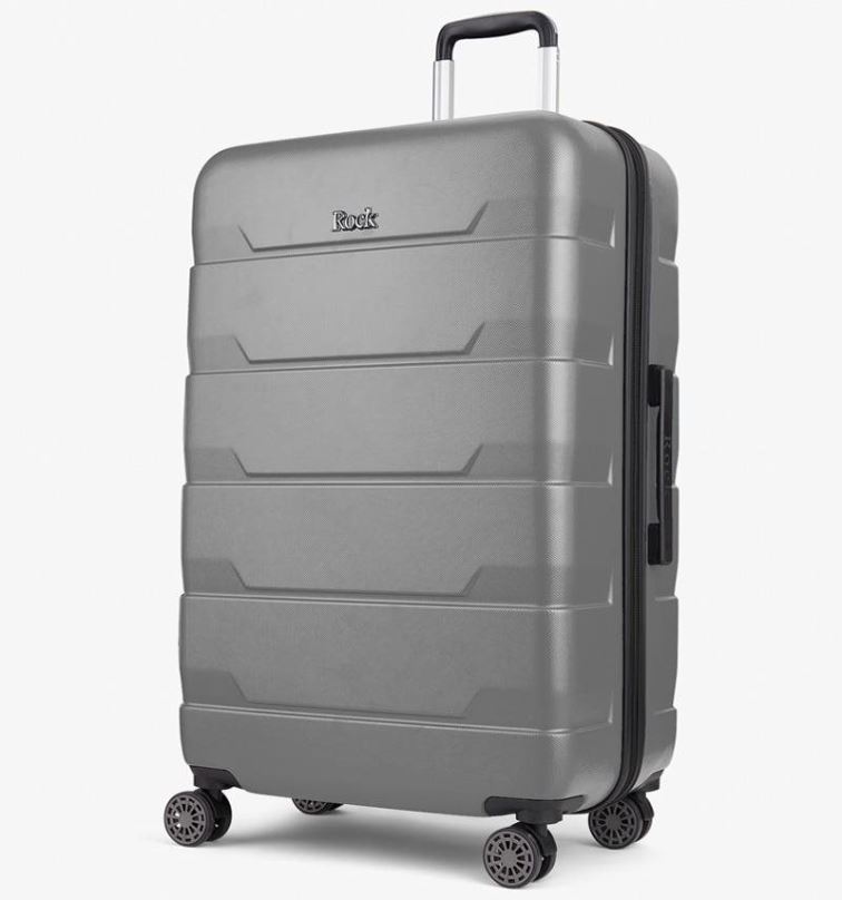 Cestovní kufr Rock TR-0232-L ABS - šedá