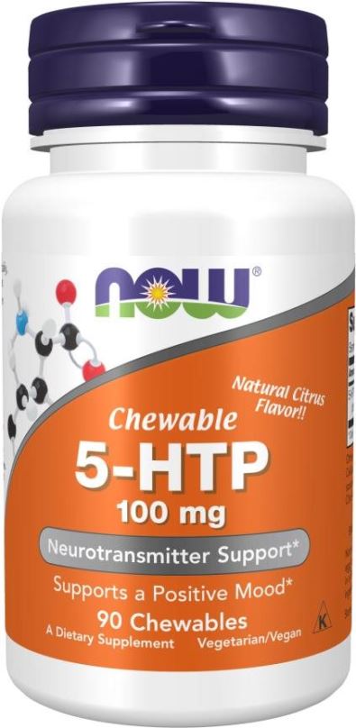 Aminokyseliny NOW 5-HTP, 100 mg