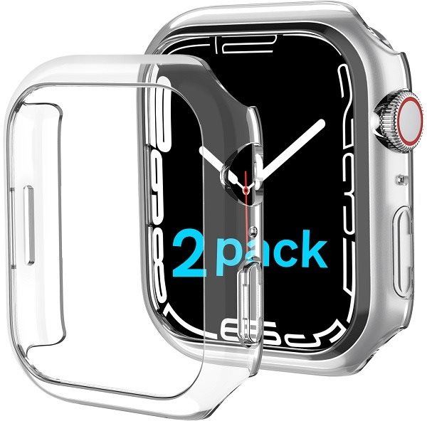 Ochranný kryt na hodinky Ahastyle premium PC Matte pro Apple Watch7 transparent 45MM 2ks