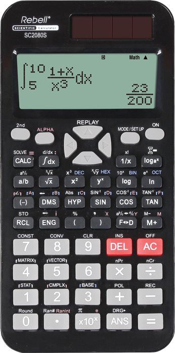 Kalkulačka REBELL SC2080S černá