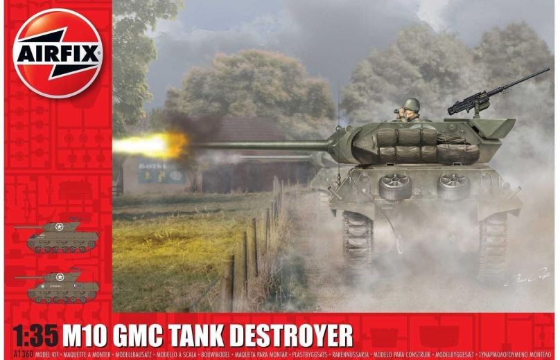 Model tanku Classic Kit tank A1360 - M10 GMC (U.S. Army)