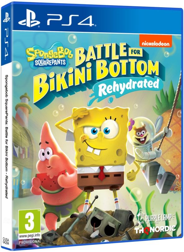 Hra na konzoli Spongebob SquarePants: Battle for Bikini Bottom - Rehydrated - PS4