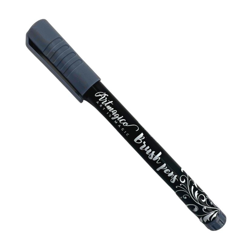 Artmagico Brush pens fixy akrylové Brush peny barvy: Grey