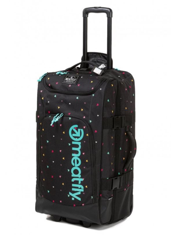 Cestovní kufr Meatfly Contin 3 Trolley Bag, Birds Color