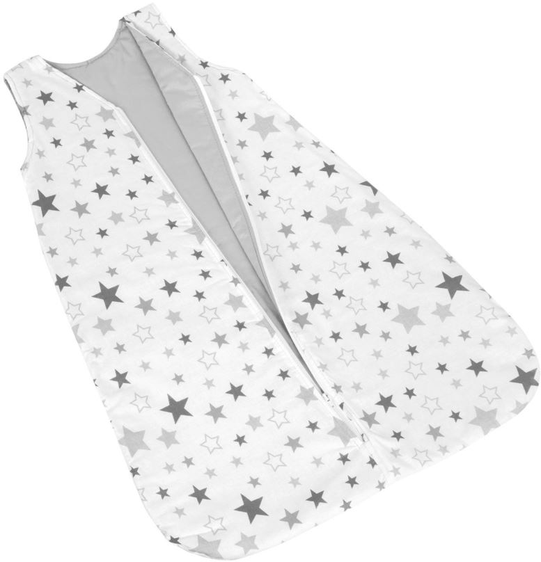 Spací pytel pro miminko BELLATEX Spací pytel 50 x 75 cm, 444/902, hvězdy šedobílé