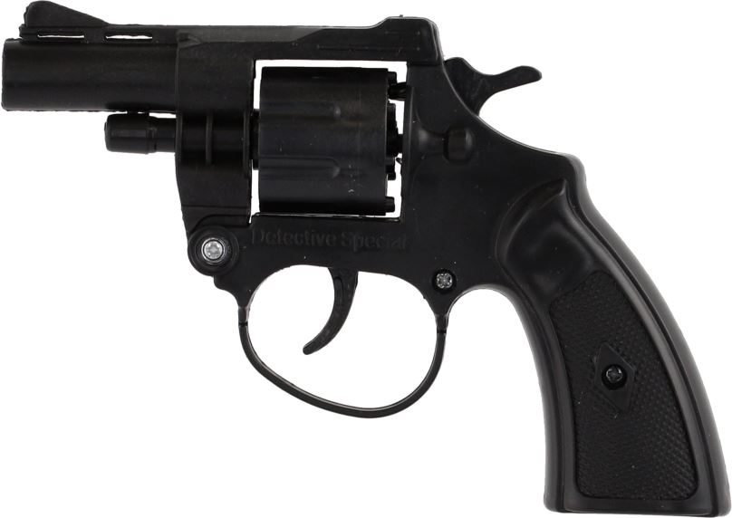 Dětská pistole Teddies Revolver na kapsle 8 ran 13 cm