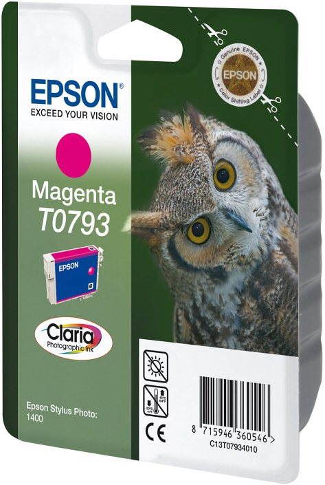 Cartridge Epson T0793 purpurová