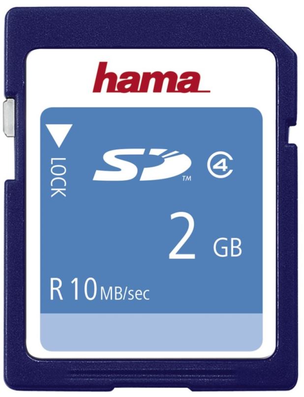 Paměťová karta HAMA SD 2GB Class 4