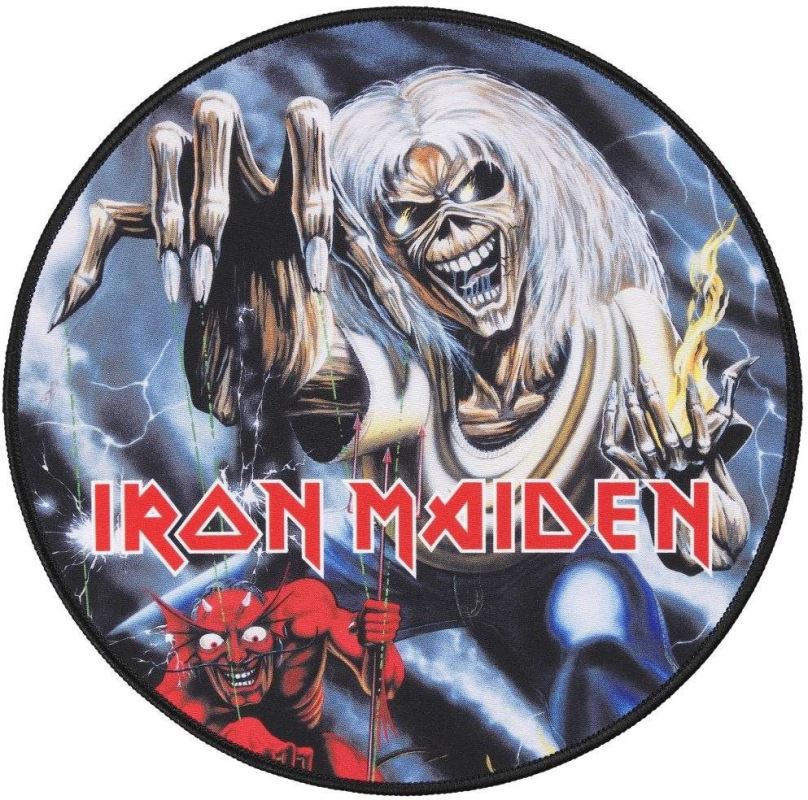Podložka pod myš SUPERDRIVE Iron Maiden Number Of The Beast Gaming Mouse Pad