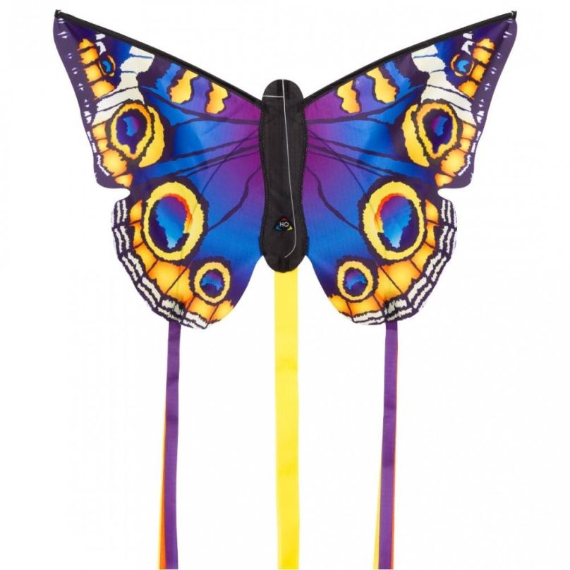 Létající drak Invento - Motýl fialovo žlutý 52 cm