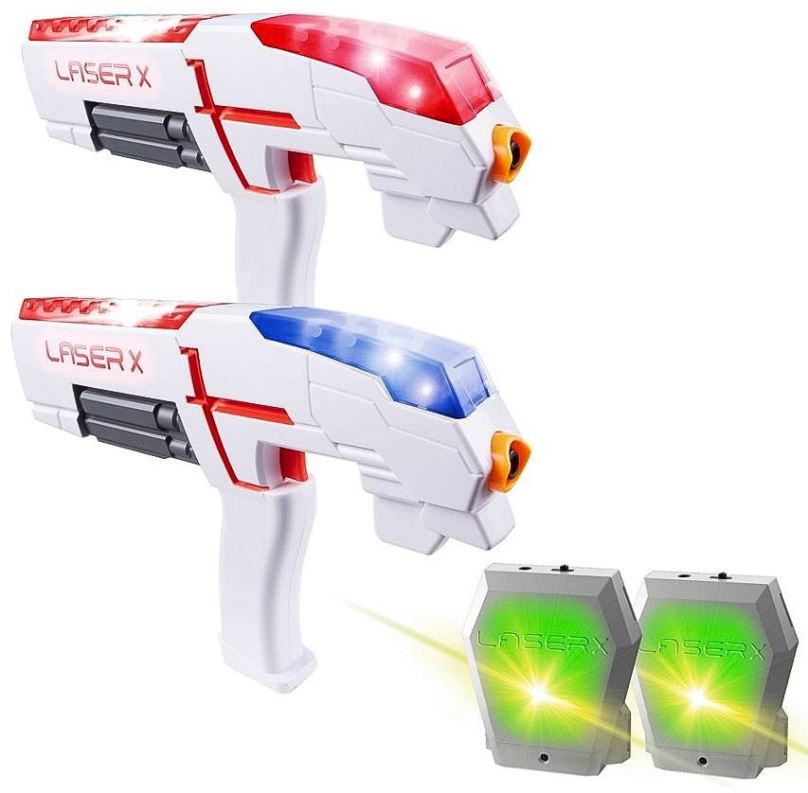 Laserová pistole Laser-X Pistole s infračervenými paprsky – dvojitá sada