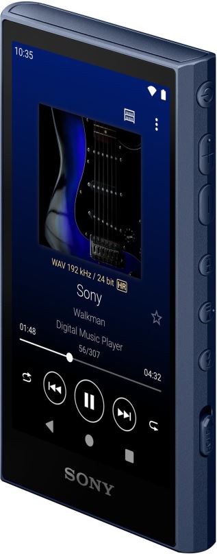 MP4 přehrávač Sony NW-A306 modrá